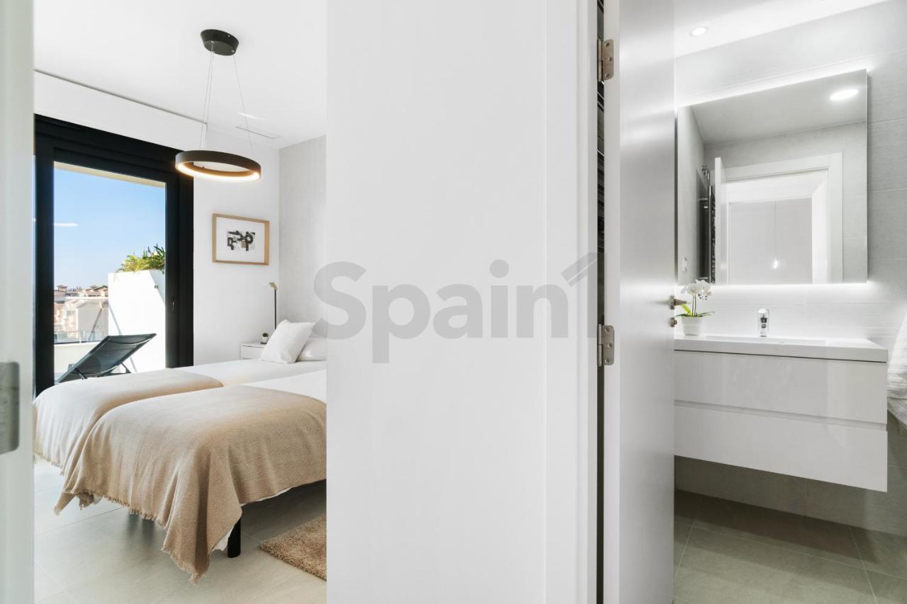 Exclusive Apartment In Flamenca Village With Gym, Sauna, 3 Pools - 600 M From The Beach Alicante Exterior foto
